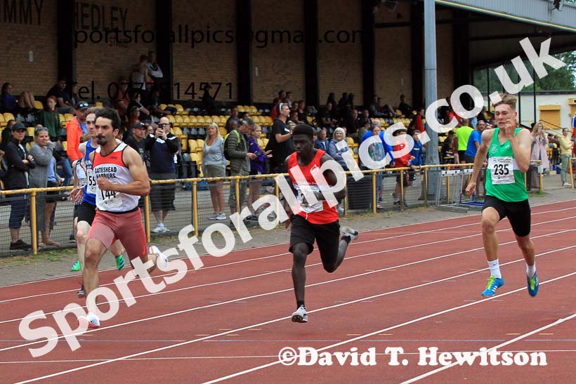 100 metres, 2022 NEGP Monkton 5, Wednesday, July 20th. Photo: David T. Hewitson/Sports for All Pics